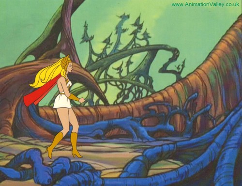 She-Ra Hand Painted Production Cel