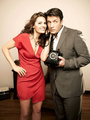 Stana and Nathan <3 - castle photo