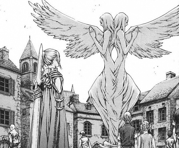 Teresa-and-Clare-statue-claymore-anime-a