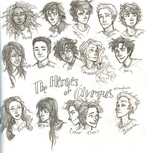  The heroes of Olympus Characters
