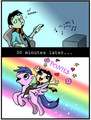 The process of becoming a Brony: - random photo
