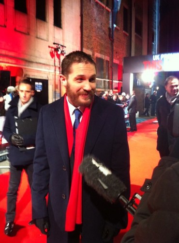 Tom Hardy UK Premiere 'This Means War'