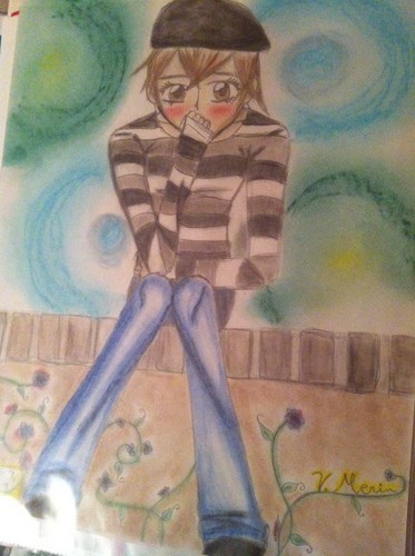  my best drawing of haruhi!! everyone tells me thay amor it!