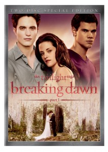 Breaking Dawn Part 1 DVD Cover