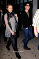 Darren & Dianna Agron spotted leaving El Rey Theater in Hollywood last night - glee photo