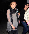 Darren & Dianna Agron spotted leaving El Rey Theater in Hollywood last night - glee photo