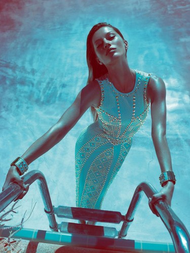 Gisele Bundchen for Versace Spring 2012 Campaign