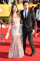 Jenna and boyfriend at SAG awards - glee photo