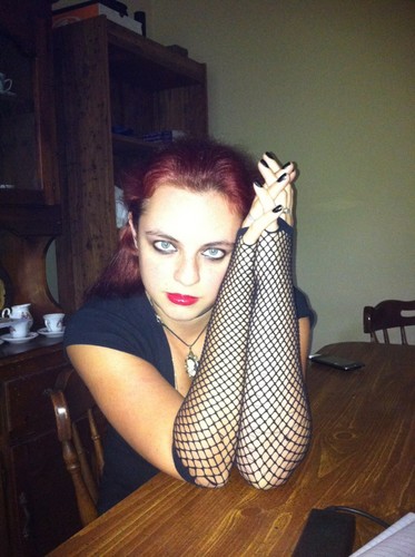 Brittany My Love in her gothic look