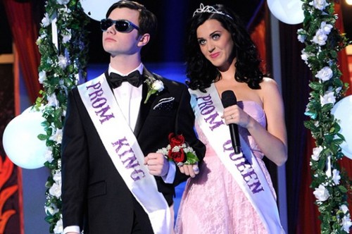 Chris Colfer and Katy Perry