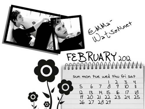 EmmaWatson.Net February Calendar