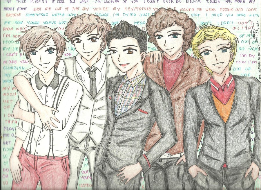 One Direction in Anime's - One Direction Photo (28803824) - Fanpop
