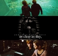 and i heard your voice as clear as day,  ♥ - romione fan art