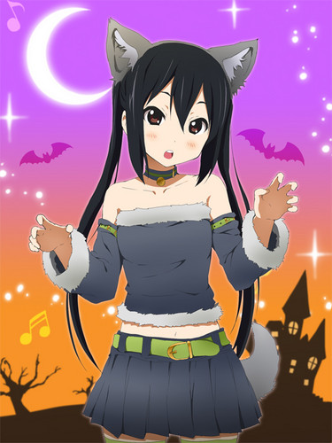 azusa halloween outfit