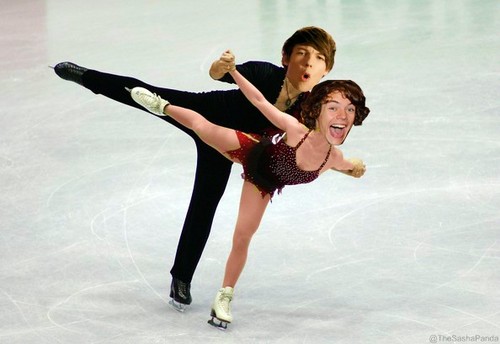  louis and harry on ice:)