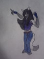 Anthro Version of me - alpha-and-omega fan art