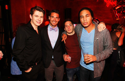  Damian, Heath, Matt and Bryce at the RED party for a good cause
