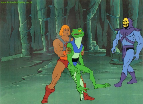  Hand Painted He-Man एनीमेशन Production Cel