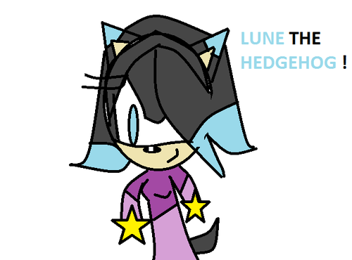 LUNE WITH STAR HANDS BECAUSE SHE IS A STAR!
