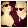 Lady gaga and Karl Lagerfeld - lady-gaga photo