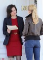 Lana and Jennifer Behind the Scenes - once-upon-a-time photo