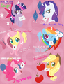 Mane six valentines - my-little-pony-friendship-is-magic fan art
