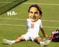 roger funny - tennis fan art