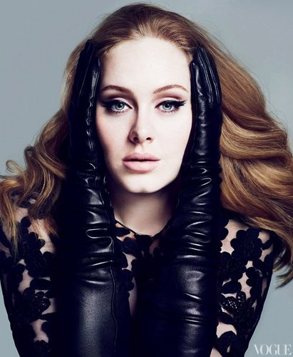  Adele Covers Vogue March 2012