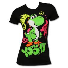  Black Yoshi camisa, camiseta