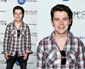 Damian McGinty arrives backstage at the GRAMMYs Dial Global Radio Remotes (Dec. 10) - glee photo