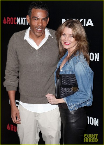 Ellen Pompeo: Roc Nation Pre-Grammy Party with Chris Ivery