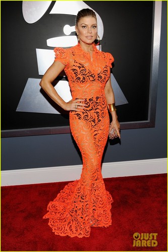 Fergie - Grammys 2012 Red Carpet