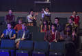 Glee cast watches David and Santana perform La Isla Bonita - glee photo