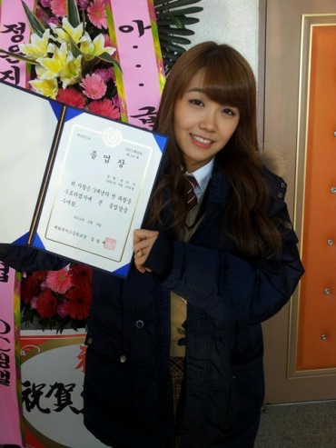 Graduation pic-Eun Ji