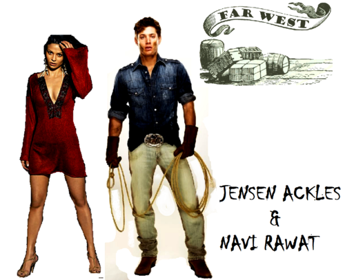  Jensen Ackles and Navi Rawat