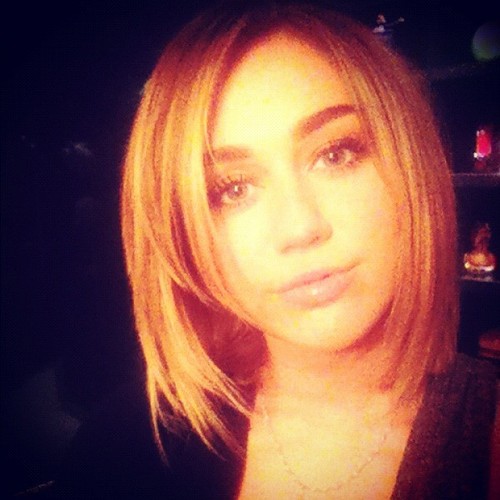 Miley's New Hair Cut