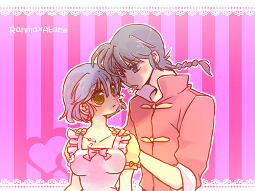 Ranma and Akane [ Ranma Saotome + AKane Tendo ] _ anime couple