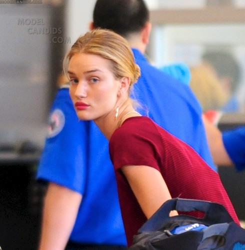 Rosie Huntington-Whiteley Departs From LAX Airport – Feb. 12th, 2012