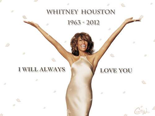  Whitney Houston kertas dinding