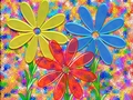 bright-colors - Dizzy Daisies wallpaper