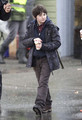Jared Gilmore On The Set Of Once Upon A Time - once-upon-a-time photo