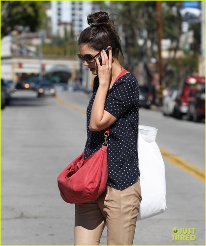 Katie Holmes Walks & Talks in Beverly Hills