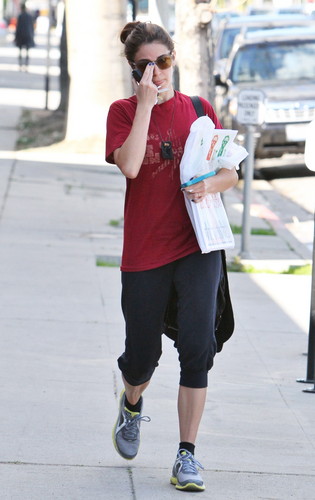  Nikki Reed heading to the gym in Studio City, California - February 16, 2012.