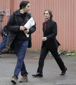 Robert Carlyle On The Set Of Once Upon A Time - once-upon-a-time photo