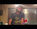 keith-harkin - Screen caps from Keith's youtube video of him eating a sandwich.  screencap