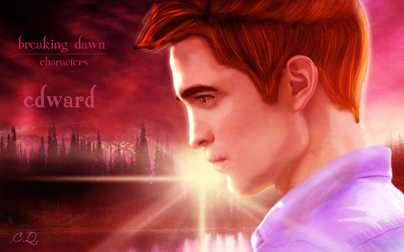 serye ng takip-silim tagahanga Art: Breaking dawn - Edward Cullen.