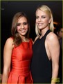 Charlize Theron & Jessica Alba: V-Day Cocktails & Conversation! - charlize-theron photo