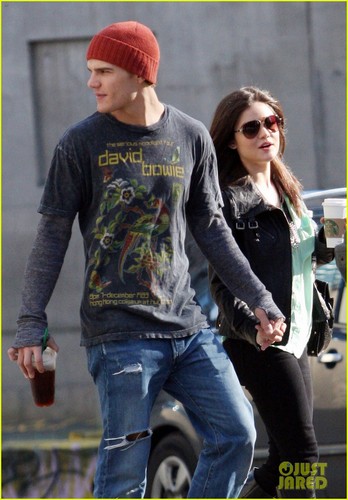  Chris Zylka in Vancouver with Lucy Hale