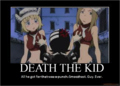 Death the Kid demotivational - anime photo