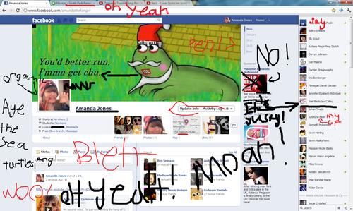Destroying my FB page. XD